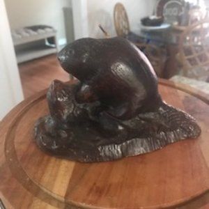 Canadiana Beaver Wax Candle